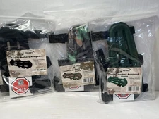 3 Pack Keshes Archery Bow Arm Guards. 8 & 9” Black / Green / Camo - New Sealed