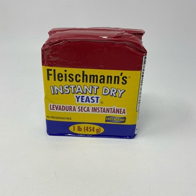 Fleischmann's Instant Dry Yeast 1 lb Brick Fast-Acting