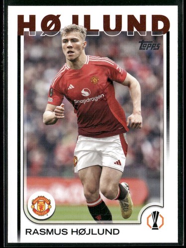 TOPPS CHROME UCC 2024-25 Rasmus Hojlund Red Refractor EUR 3,00 - PicClick DE