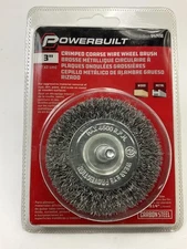 Powerbuilt 642498 3" Coarse Crimped Wire Wheel