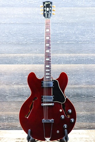 1967 Gibson ES-335TDC Sparkling Burgundy Semi-Hollow Body Electric Guitar w/Case - Picture 2 of 24