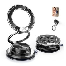 Wireless Charger Car Phone Holder for Magsafe,360 Adjustable Suction Cup Black