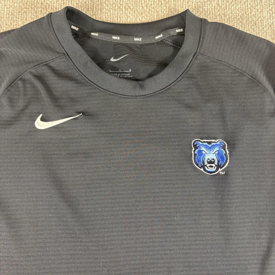 Memphis Grizzlies Shirt Mens Large Black Nike Dri-FIT NBA Basketball Long Sleeve - Image 3 of 4