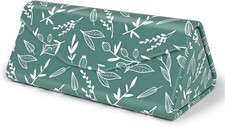Sunglasses Case, Foldable Glasses Case, Magnetic PU Leather Hard Shell Folding E