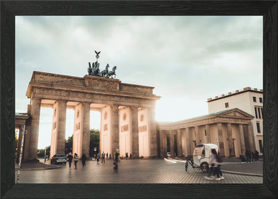 Berlin Brandenburg Gate Framed Wall Art Poster Canvas Print Picture