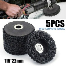 5Pcs Poly Strip Disc Grinding Wheel Paint Rust Removal Clean For Angle Grinder k