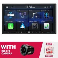 Alpine ILX-407 7 Inch 2 DIN Digital Media With Backup Bullet Camera