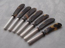 *RAR* Seltenes Kaviarmesser in Art Deco / Bauhaus Stil in 925er Sterling Silber