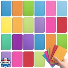 Lincia Bulk Pocket Notebook 2.5" x 4" Mini Notebooks First Day of School Smal