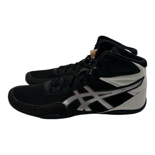 Asics Matflex Wrestling Shoes Mens Sz 14 Black White Athletic Sneakers 1081A021 - Picture 5 of 10