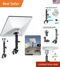 Portable Starlink Mini Pole Mount with Tool-Free Installation - Gray Finish