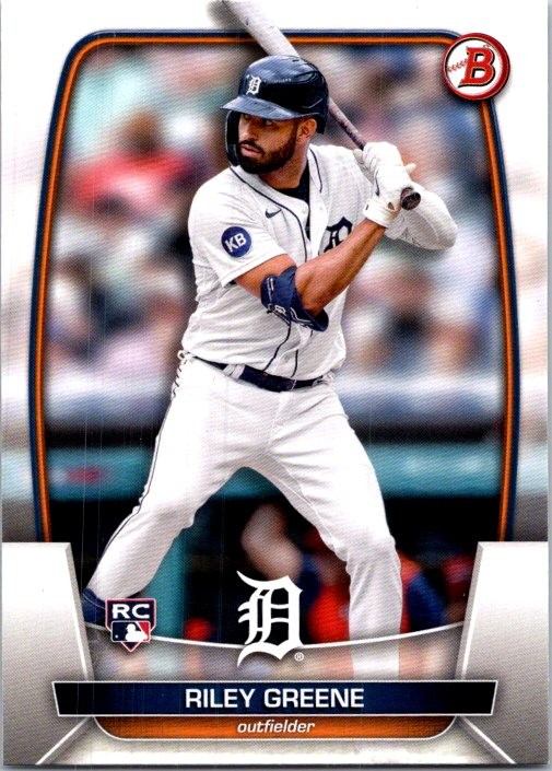 2023 Bowman #90 Riley Greene baseball card 8ZZZZ
