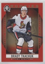 2018-19 O-Pee-Chee Coast to Canadian Tire Rookies Red SSP Brady Tkachuk #175 2vh