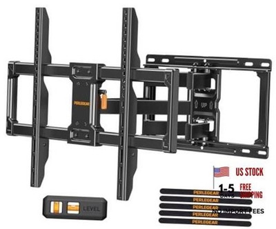 Full Motion TV Wall Mount, Heavy Duty TV Fits 42-86'' TVs / Max 16'' Wood Stud