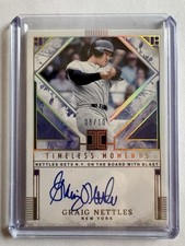 GRAIG NETTLES Short Print Autograph 2025 Panini Impeccable SP AUTO #'d 8/10!!