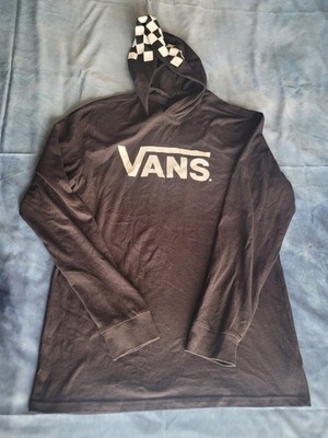 Vans Men's  Lightweight Long Sleeve Hoodie Black Medium Casual