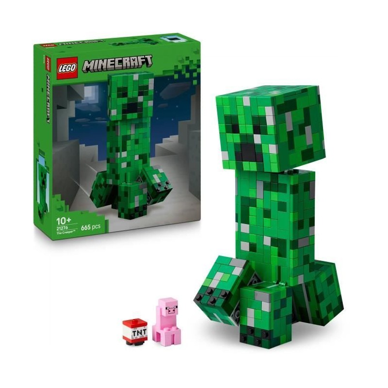 LEGO Minecraft 21276 Le Creeper Jeu de Construction Bloc à Assembler pour Garçon 10 Ans Plus