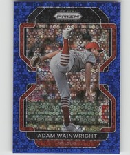 2022 2022 Panini Prizm Baseball Adam Wainwright #26 Blue Donut Circles Prizm 025