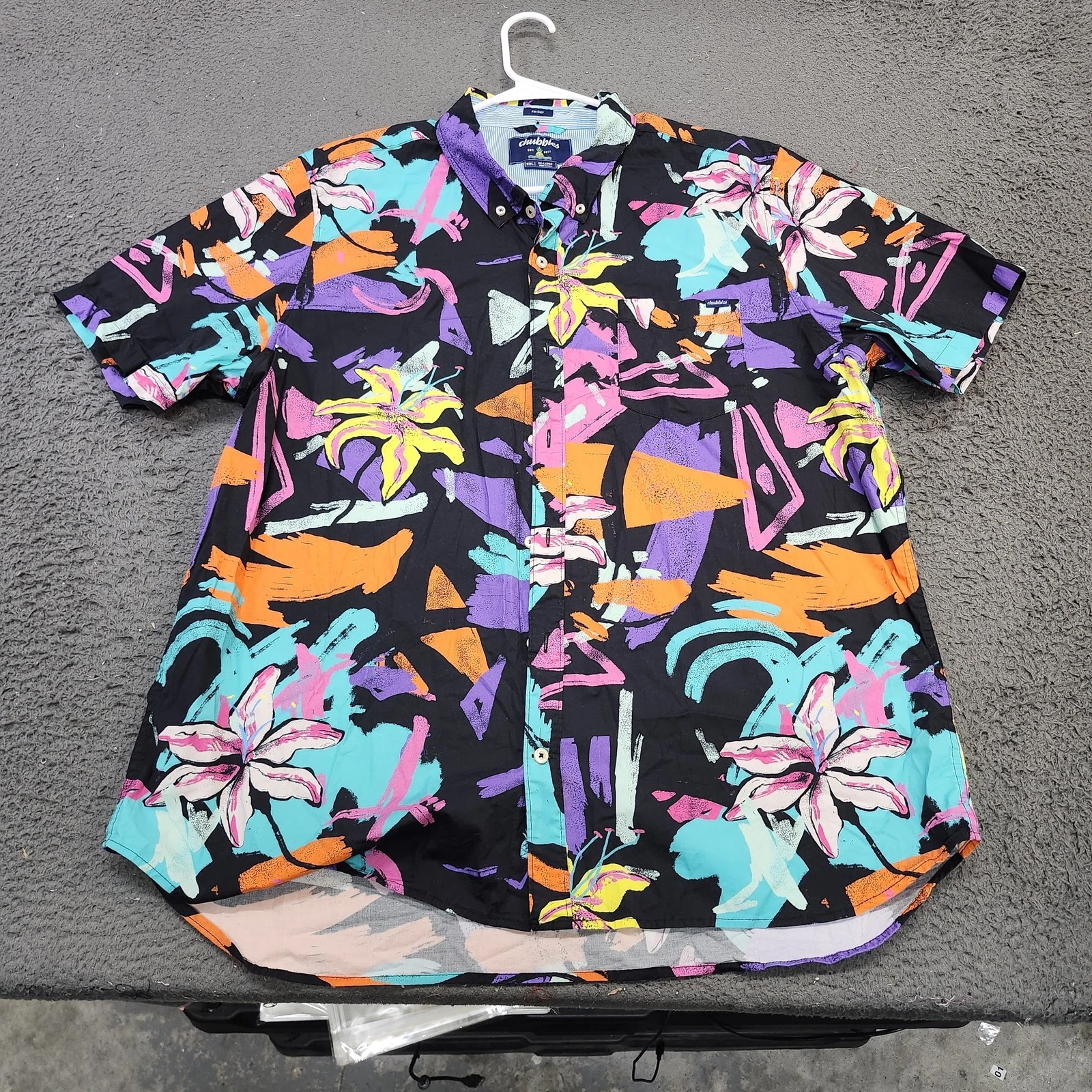 Chubbies Shirt Mens 2XL Multicolor Floral Hawaiian Short Sleeve Button Casual
Opens in a new window