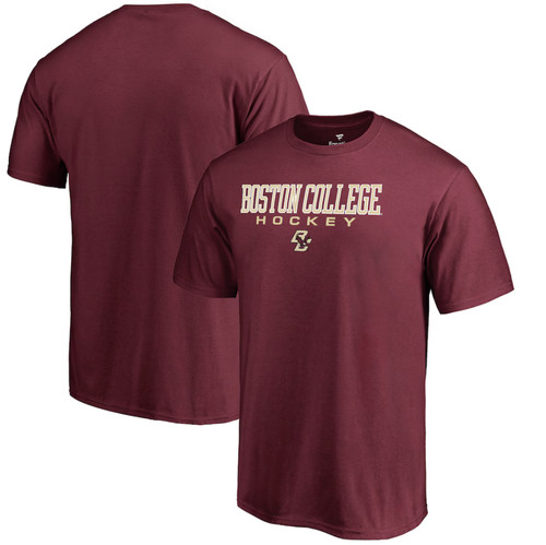 Fanatics Men's Boston College Eagles True Sport Hockey Tee, Size M, Color Maroon