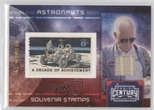 2010 Panini Century Collection 8 Cent Moon Rover Stamp Materials /100 Al Worden