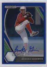 2021 Panini Prizm Draft Picks Blue 28/99 Brooks Gosswein #PDP124 Auto 17hc