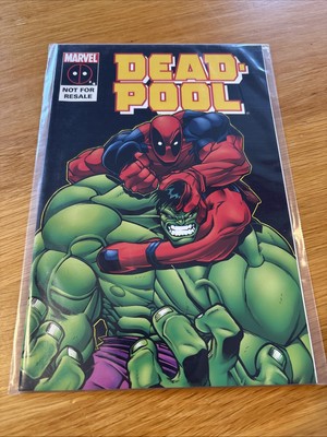 Deadpool #4 Marvel 1997 Volume 1st Deadpool Vs Hulk Rare Toy Biz Reprint