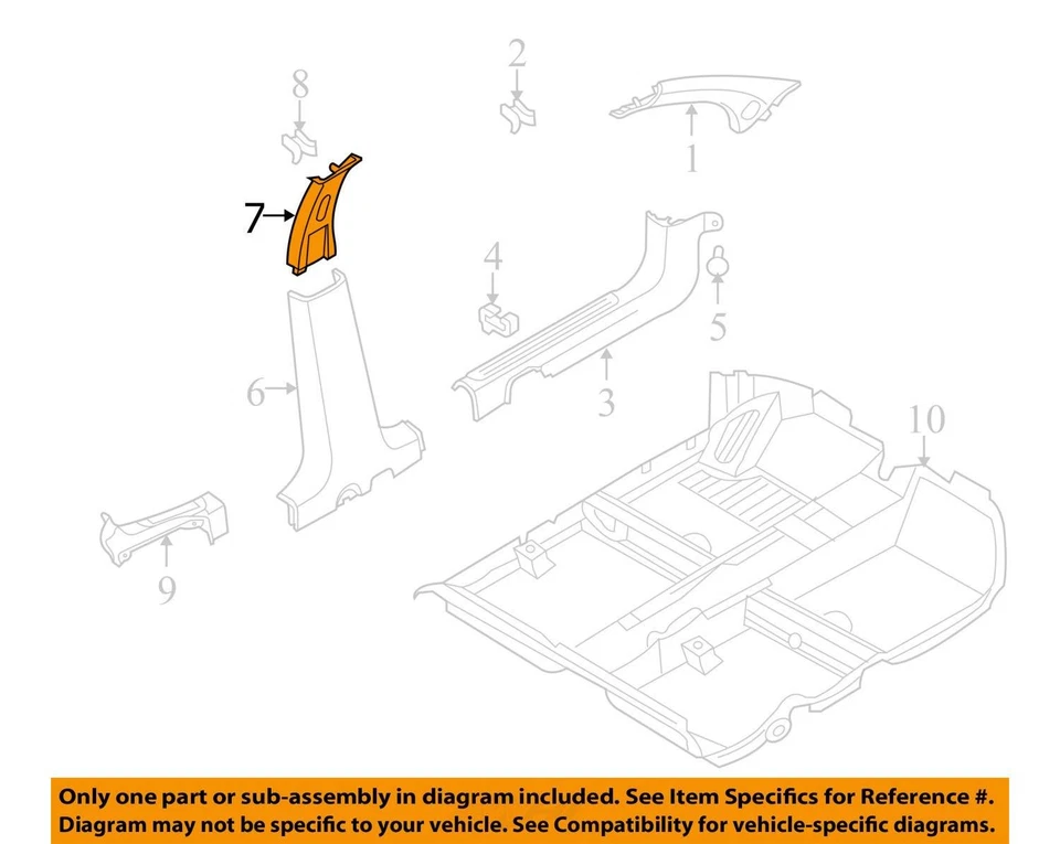 Chevrolet Pontiac Aveo Aveo 5 2007-2011 moldura ASM C/PLR UPR *NEGRO 96650317 NUEVO Foto 2 de 3