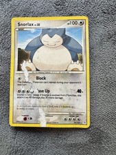 Pokémon Snorlax Diamond & Pearl Rare Regular 37/130 2007 English Dmg on eBay