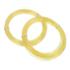 2 Pcs 3D Pen Filament, 1.75mm Dia 33ft Length, Clear Yellow