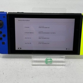 Nintendo Switch v1 Console Gaming System HAC-001 Blue/Neon Yellow