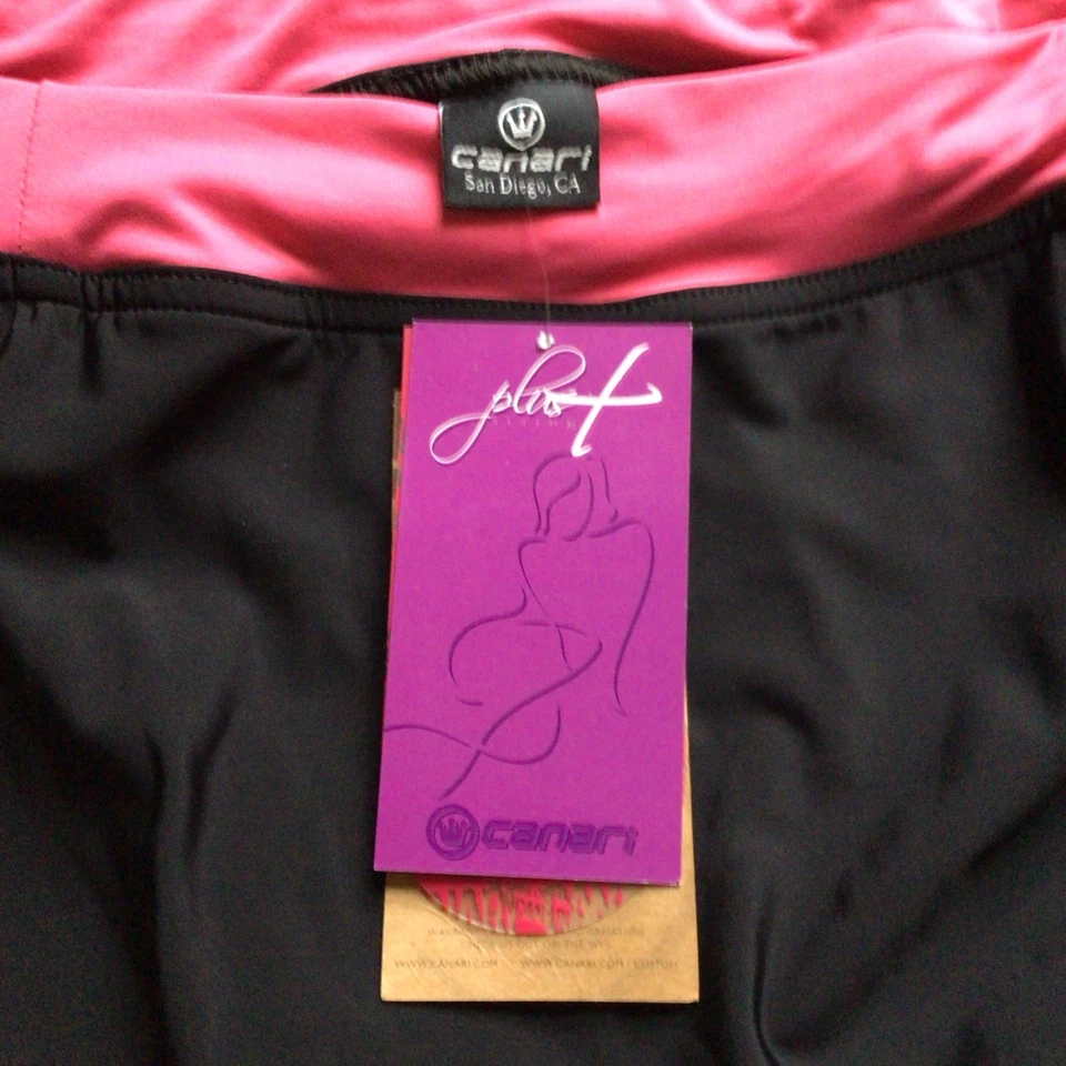 Pantalones Cortos Canari Para Mujer Ciclismo Chic Skort Talla Grande 2X Negro/Algodón Caramelo Bicicleta Foto 4 de 4