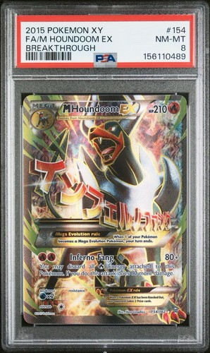 M Houndoom-EX graded PSA 8 for sale on eBay