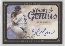 2008 Upper Deck Masterpieces Stroke of Genius John Maine #SG-MA Auto h1f