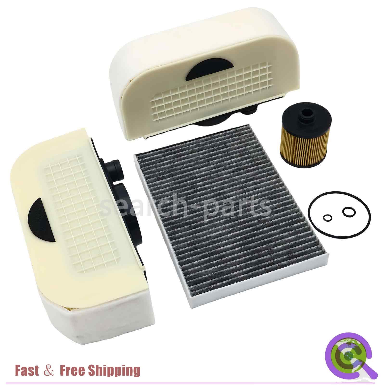 Oil Filter+AC Filter+Air Filter Set For Bentley Bentayga W12 2017-2023