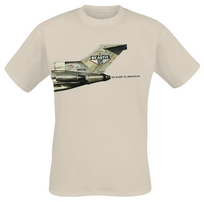 Beastie Boys T-Shirt Herren No Sleep Til Brooklyn Plane sand Band-Merch, Bands