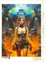 Calvendo Puzzle Bold Galactic Warrior | 2000 Pieces, Finished Size 35.4 × 26.4 I