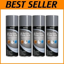 Multi-Surface Gray Primer Spray - One-Part Epoxy for Ultimate Coverage & Finish