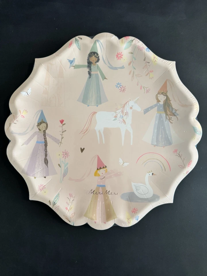 NEW Meri Meri Birthday Party Decorations 16 Candles 8 Eco Plates Colorful Set - Image 2 of 4