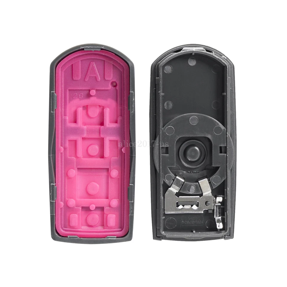 Capa estojo chaveiro controle remoto WAZSKE13D01 para MAZDA CX-5 CX-3 CX-9 SPEED 3 - Imagem 4 de 4