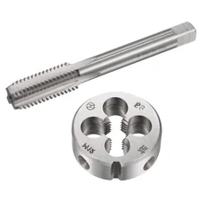 M12 x 1.75 Metric Left Hand Tap and Die Set Screw Thread Tap w Round Die