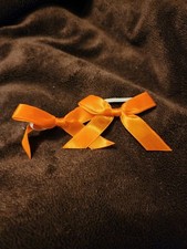 Build-A-Bear Hair Bows for Ears Orange Set Of 2 BABW Plush Accessories