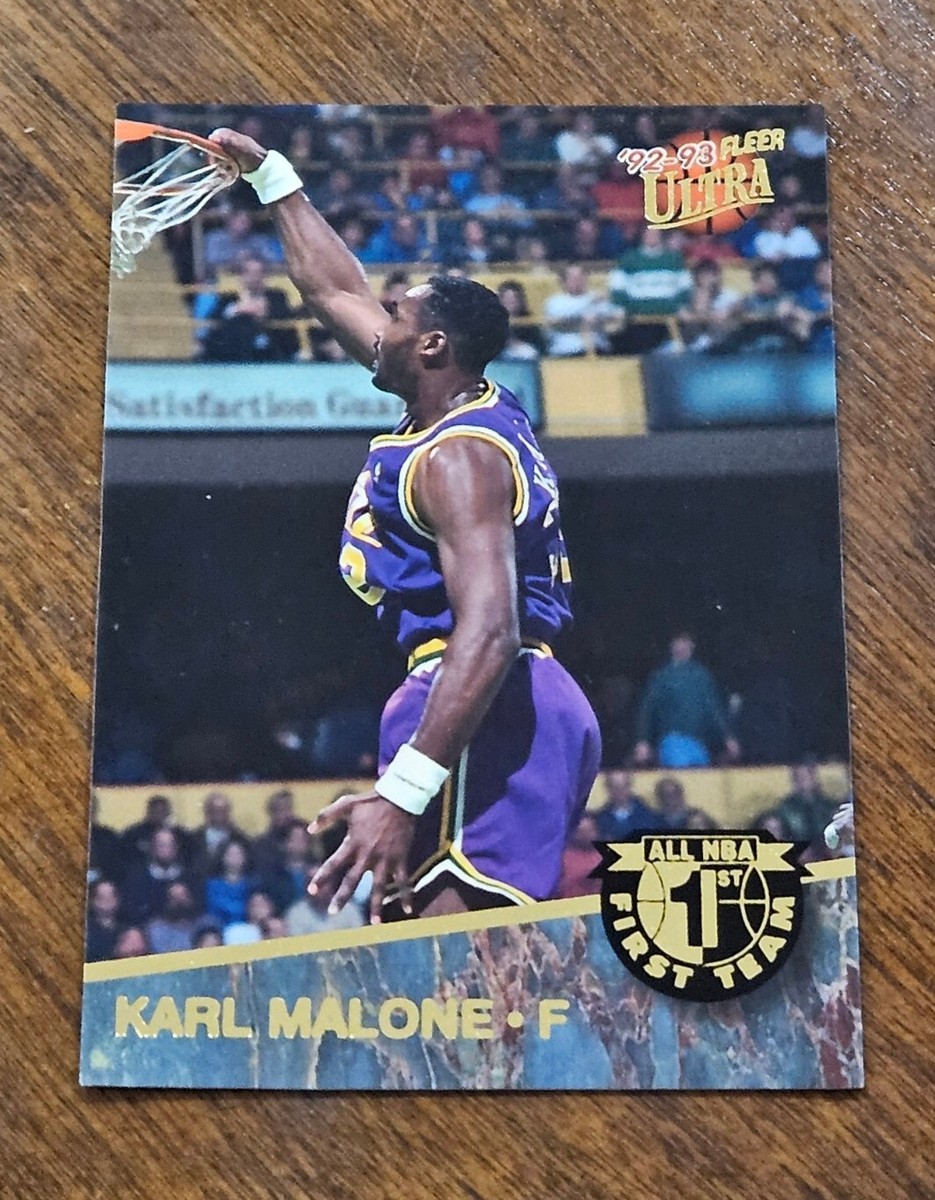 1992-93 Fleer Ultra Karl Malone NBA 1st Team No. 1 of 15