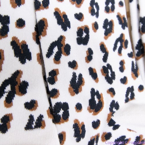 Three pairs: NEW Madewell Animal Trouser Socks, antique cream, one size fits all - Picture 12 of 15