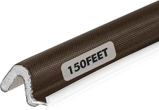 BBTO Door Weather Stripping Seal Winter Windows Kerf Soundproof Strip V-Shaped Q