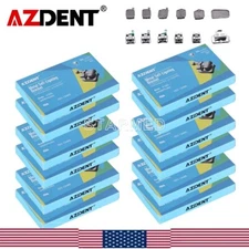 10X AZDENT Dental Orthodontic Self-Ligating Brackets Braces Roth.022 Hooks 3 4 5
