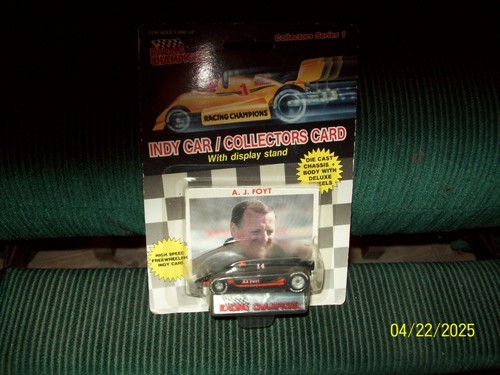 A J Foyt Indy Indy Car and Card HO Scale