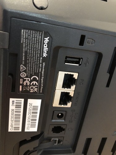 Yealink 4.3" LCD Gigabit IP Business Phone - Gray (SIP-T46U) - Picture 5 of 7