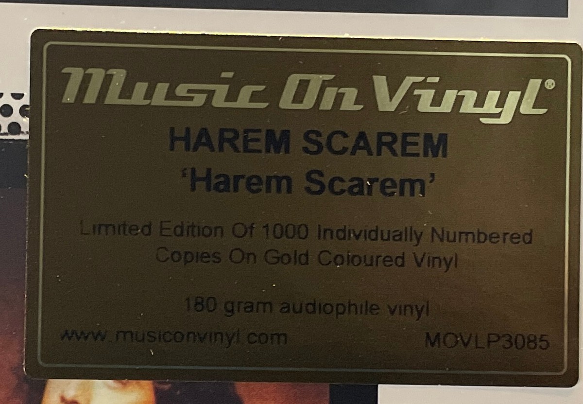 洋楽 Harem Scarem:Numbered Gold Vinyl Harem Scarem - Harem Scarem - Limited 180-Gram Crystal Clear