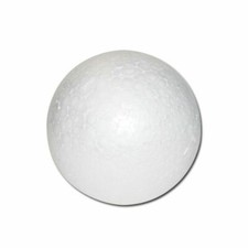 Sfera in polistirolo diametro di 12 cm - pallina in polistirolo da decorare